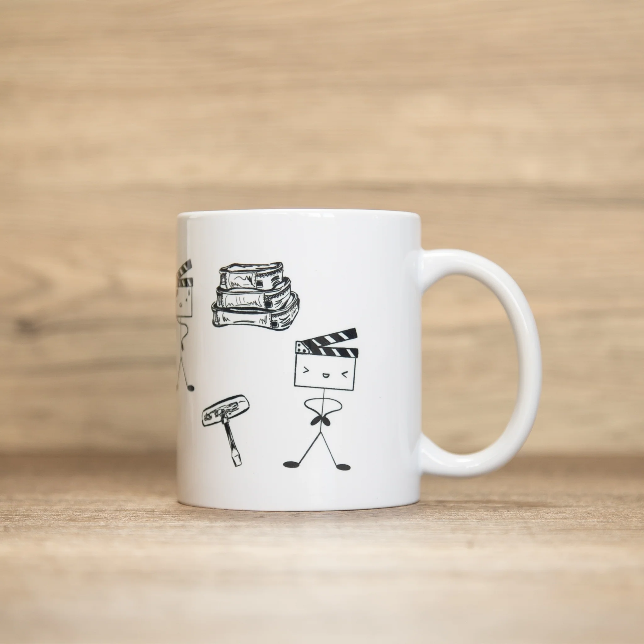 Filmsticks Clapper Head Mug - Image 4