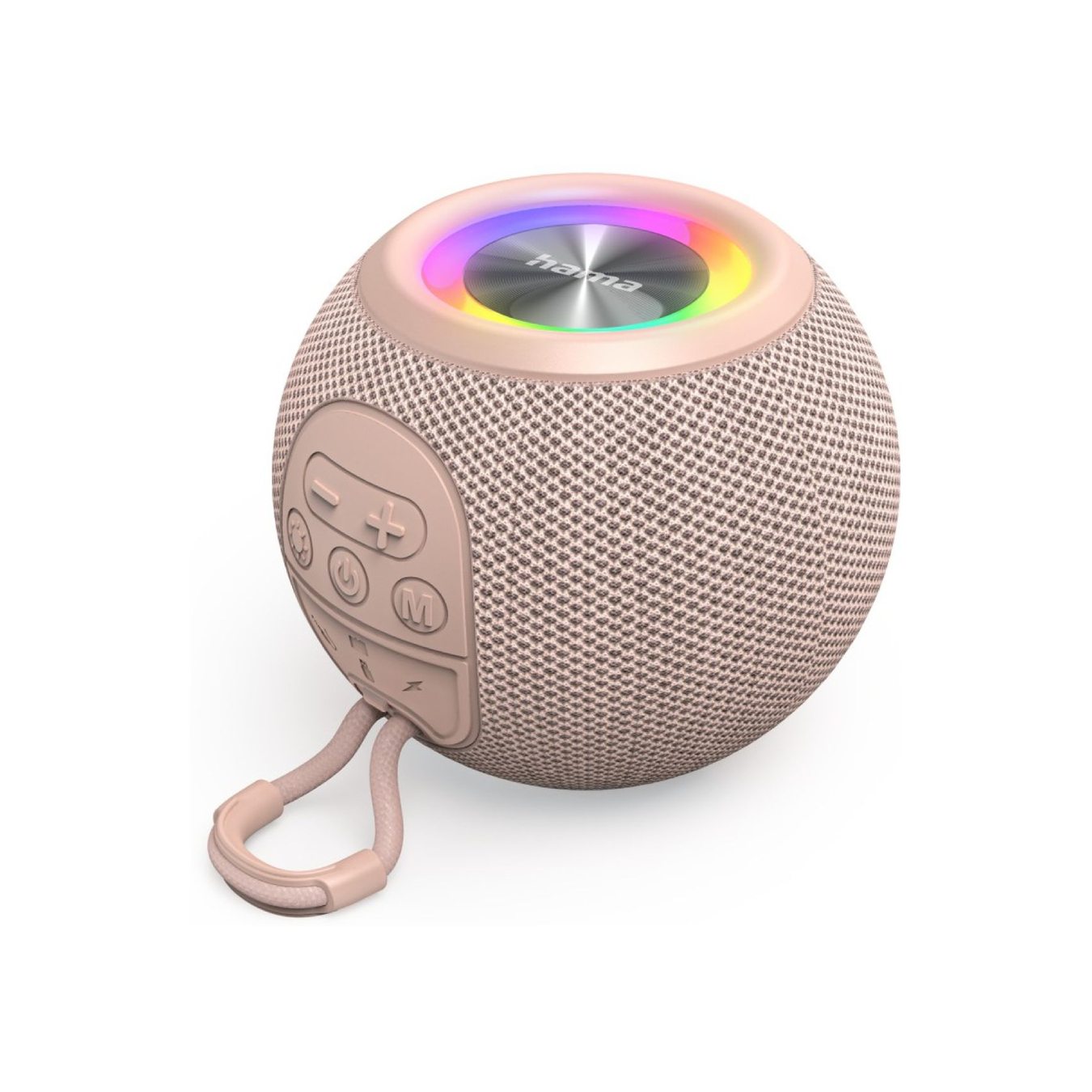 Hama Bluetooth Loudspeaker "Ball Shape Speaker" 5 Light Modes 5W - Pink