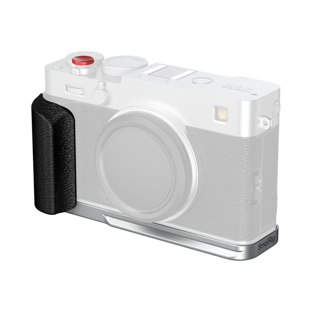 SmallRig L-Shaped Mount Plate with Silicone Handle for FUJIFILM X-E5 (Silver)