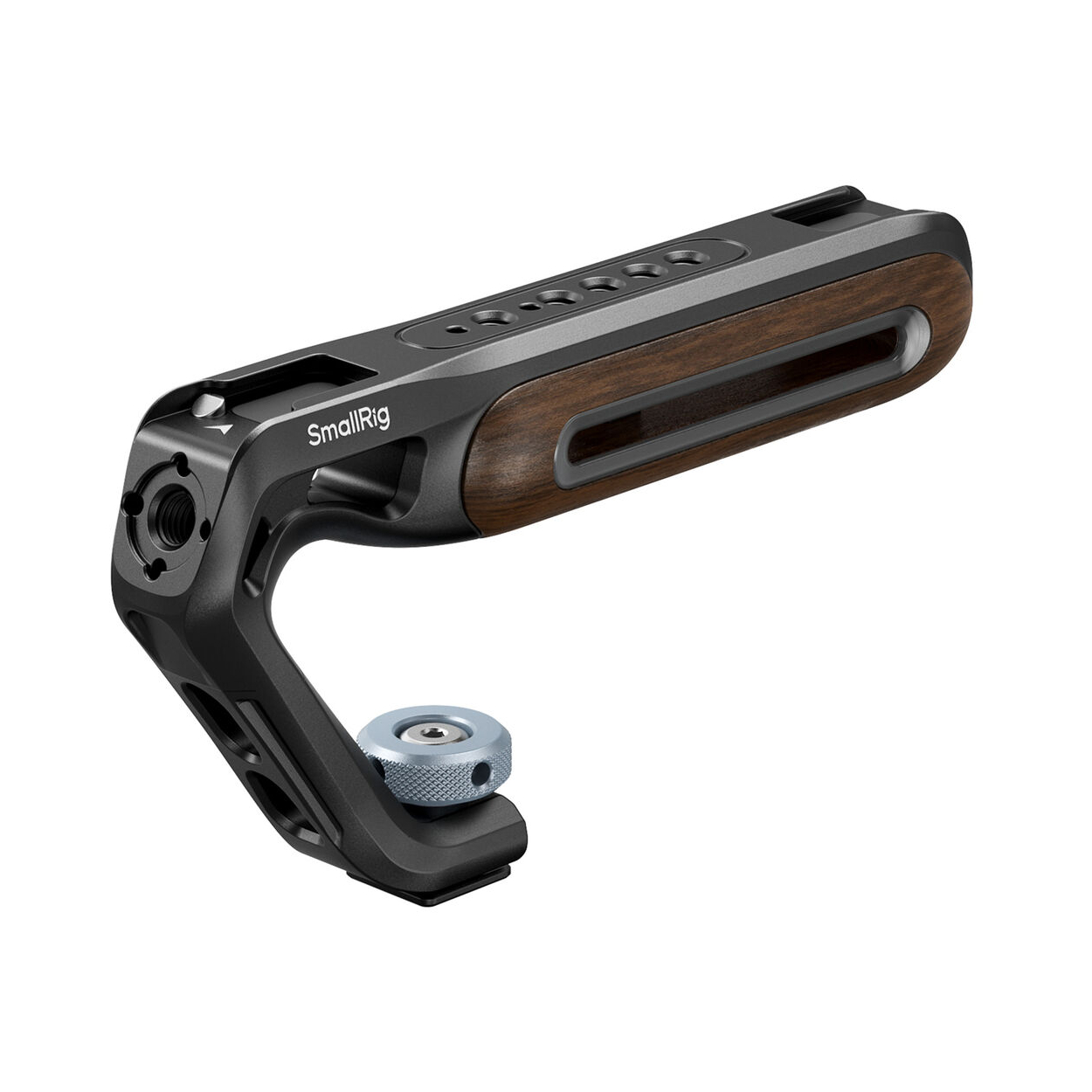 SmallRig Wooden Top Handle with Cold Shoe Mount