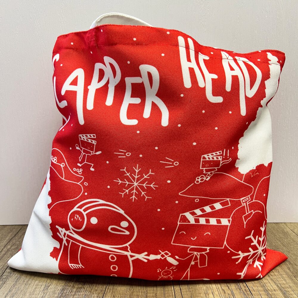 Alternative view of Filmsticks Winter Clapper Head Tote Bag