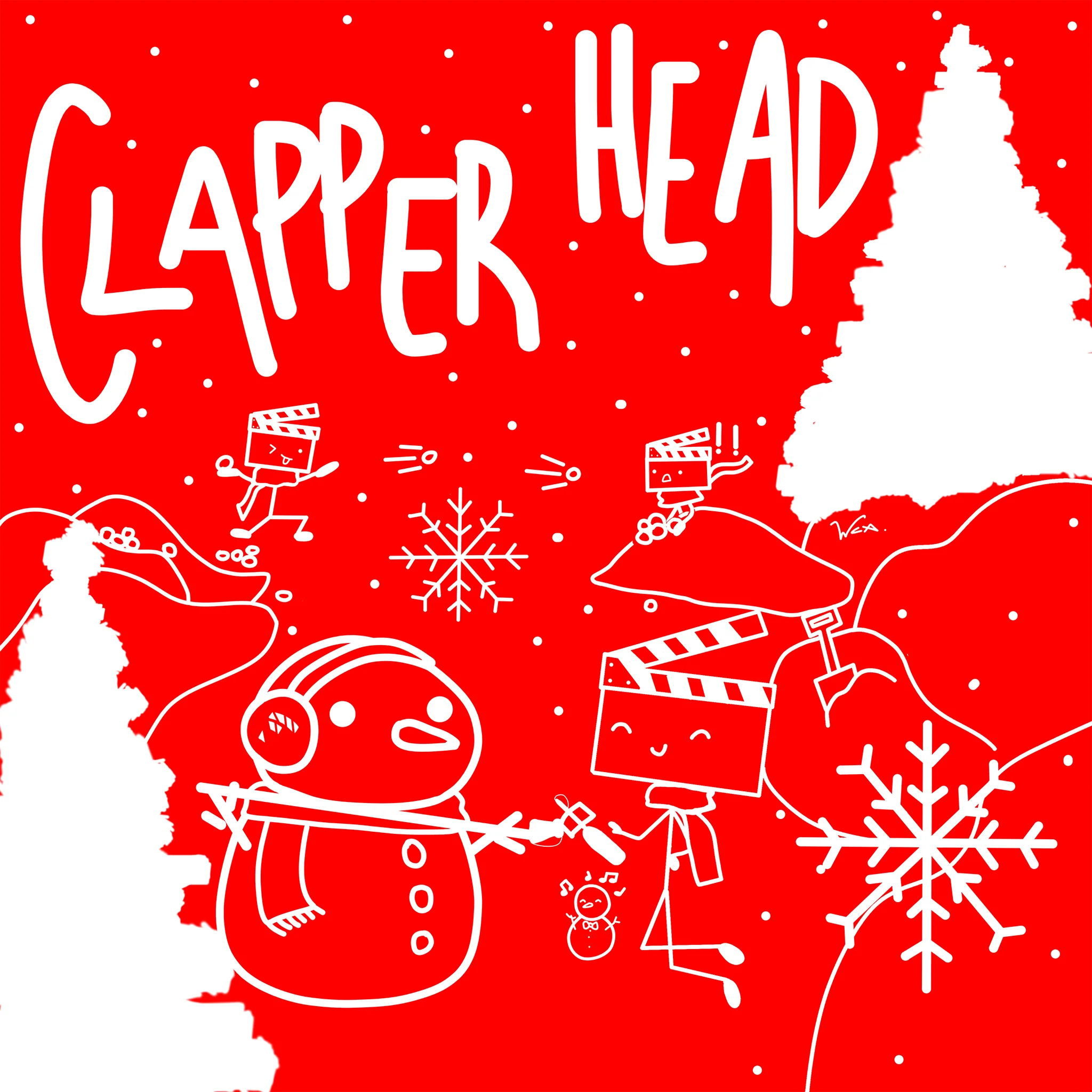 Filmsticks Winter Clapper Head Tote Bag - Image 9