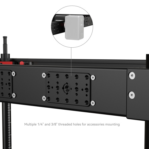 MD4573 36" Lightweight Video Production Camera Cart - Image 3