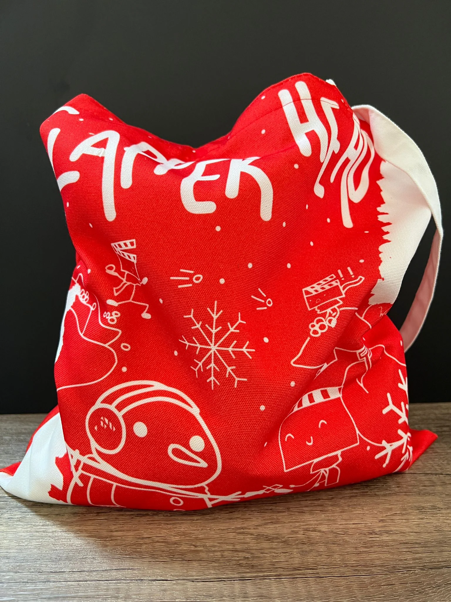 Filmsticks Winter Clapper Head Tote Bag - Image 8