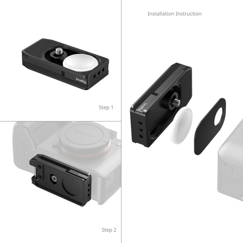 SmallRig Arca-Swiss Mount Plate for AirTag & SmartTag2 - Image 4