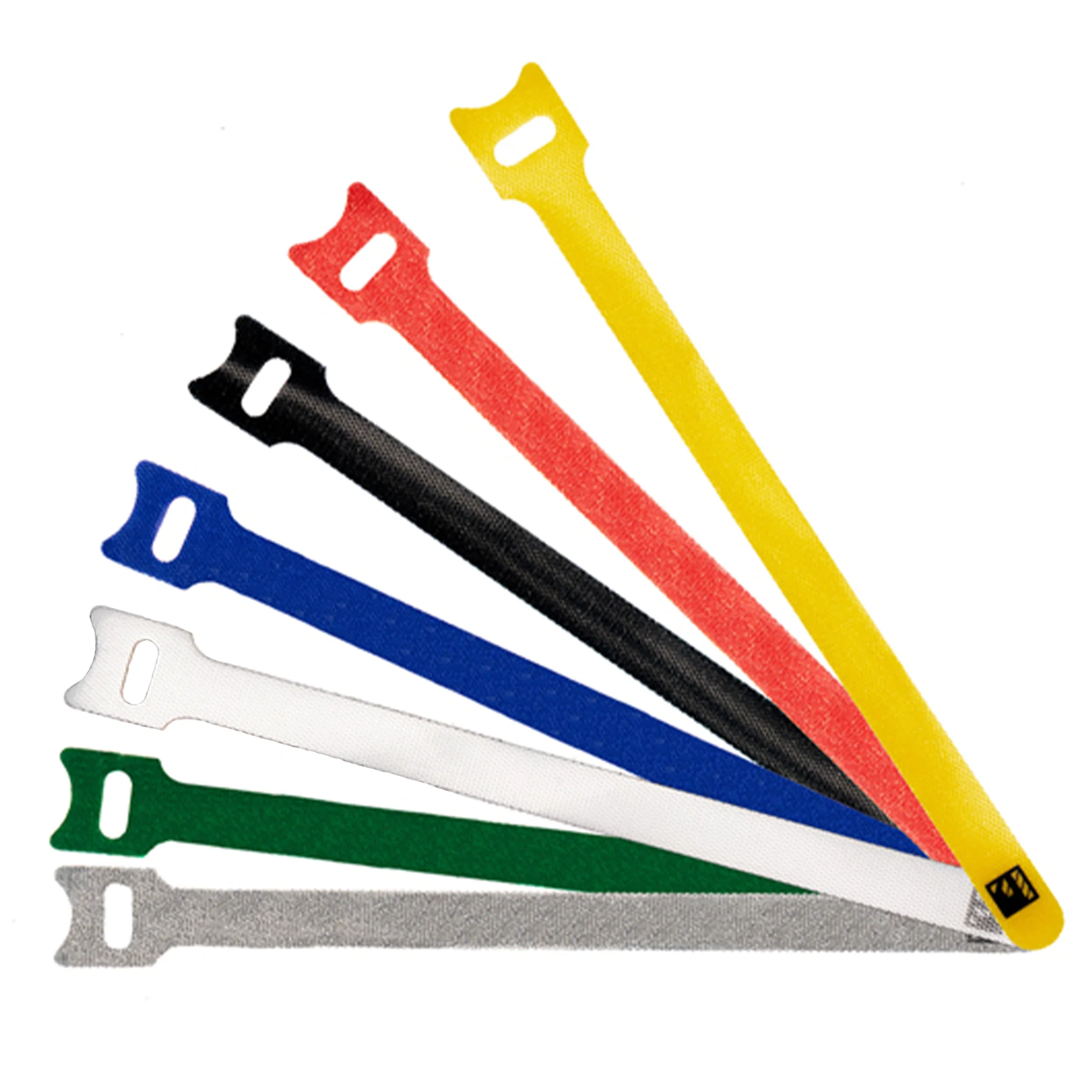 Filmsticks Reusable Hook and Loop Cable Ties – 105 Pieces, 15 cm, 7 Colors - Image 3