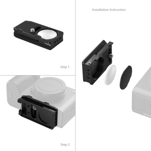 SmallRig Arca-Swiss Mount Plate for AirTag for Sony Cameras - Image 7