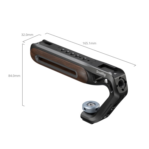 SmallRig Wooden Top Handle with Cold Shoe Mount - Image 7