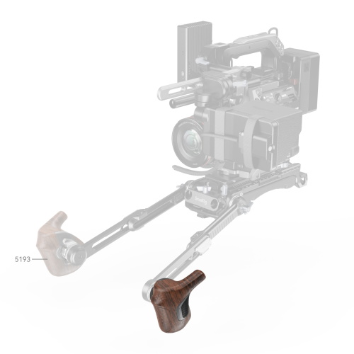 SmallRig ImageGrip Series Wooden Handle with ARRI Rosette (Left Side) - Image 5
