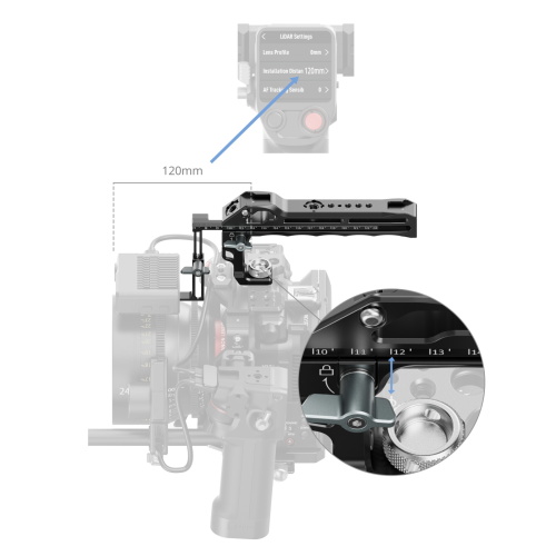 SmallRig Top Handle for DJI Focus Pro LiDAR - Image 4