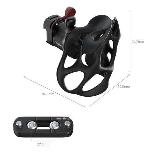 SmallRig ImageGrip Series Liquid Handle with NATO Clamp (Right Side) - Image 5