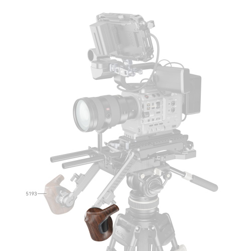 SmallRig ImageGrip Series Wooden Handle with ARRI Rosette (Left Side) - Image 3