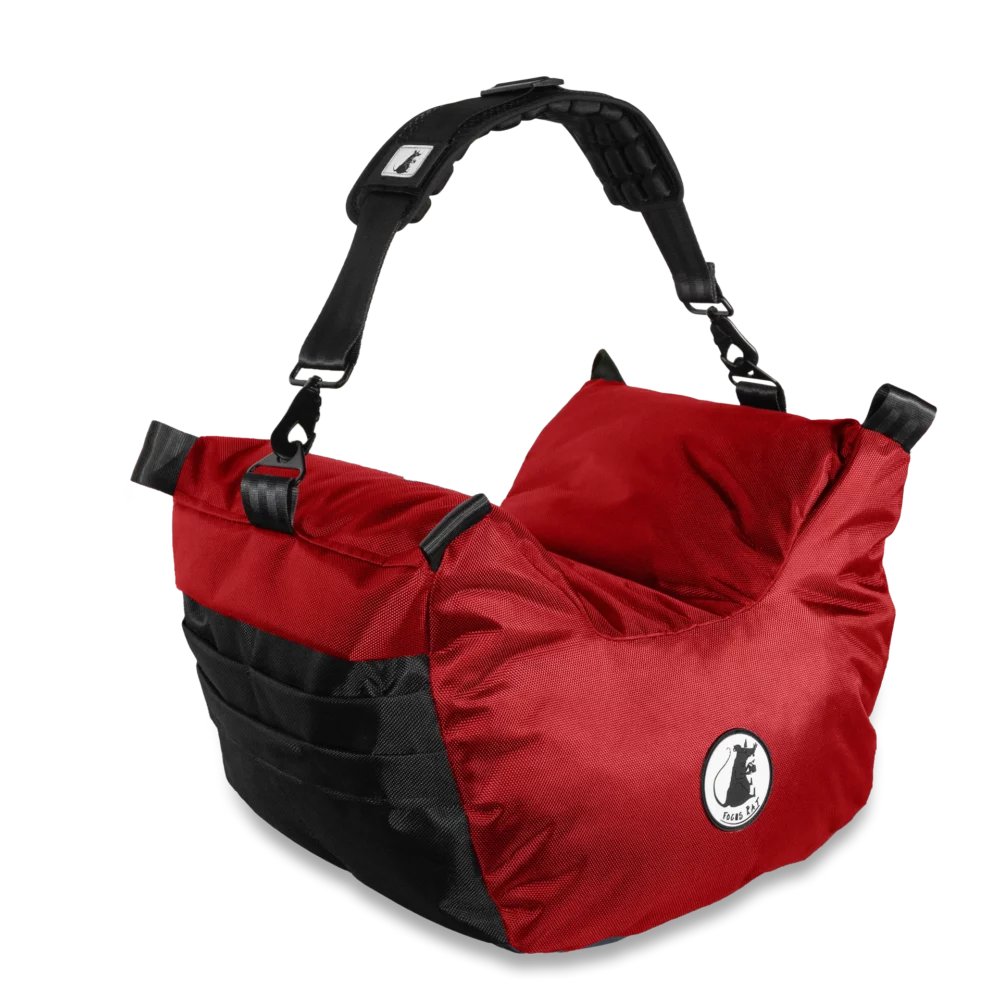 Alternative view of Focus Rat Large Saddle Bag V4 - Ruby Red