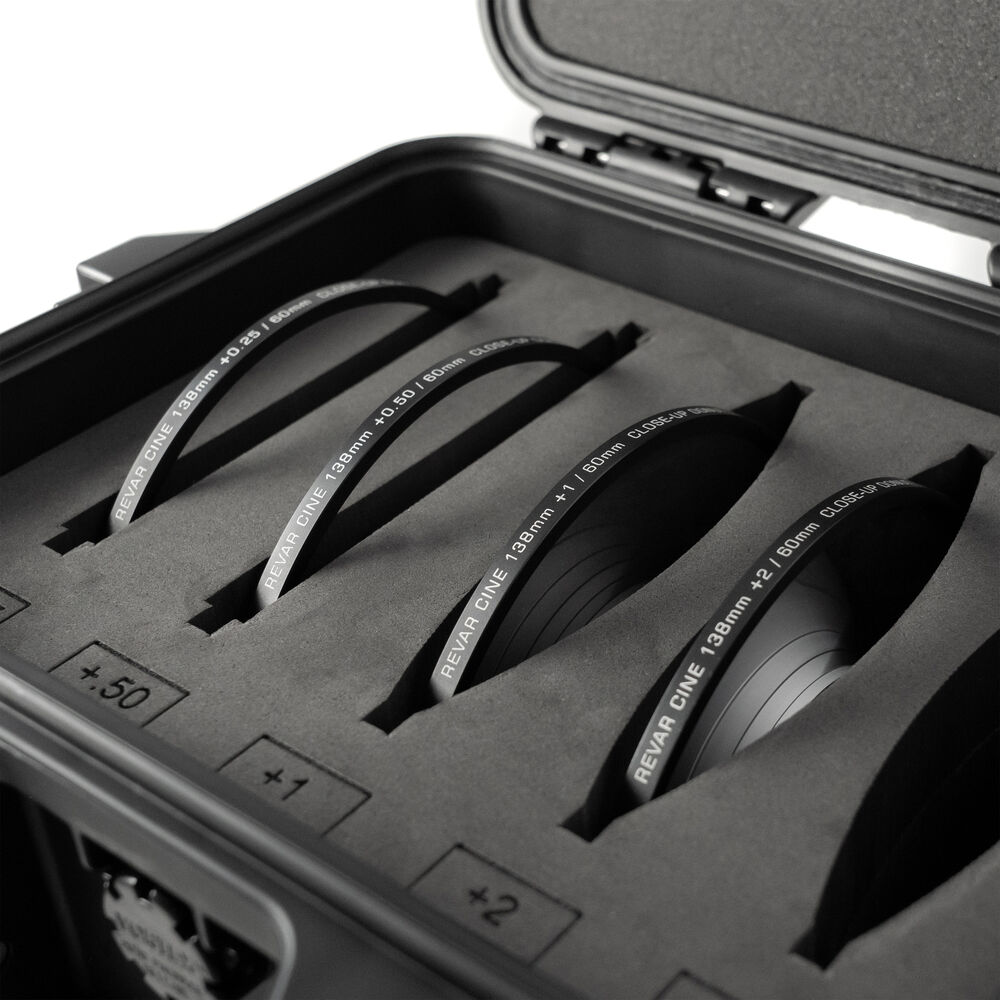 Revar Cine 138mm/60mm Hole Close Up Donut 4-Diopter Set (+0.25, +0.50, +1, +2) - immagine 3