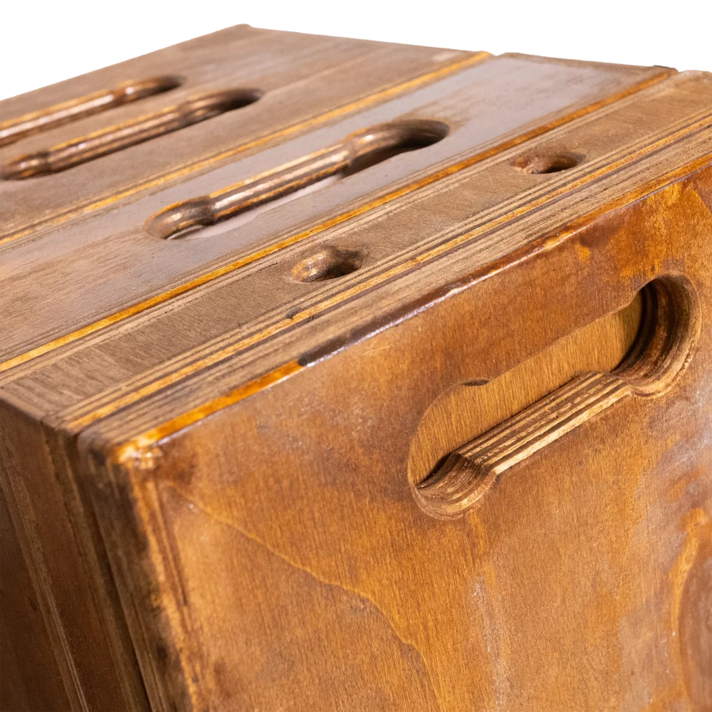 Alternative view of Focus Rat Heavy Duty Apple Box Set 4pcs (handmade & stained)