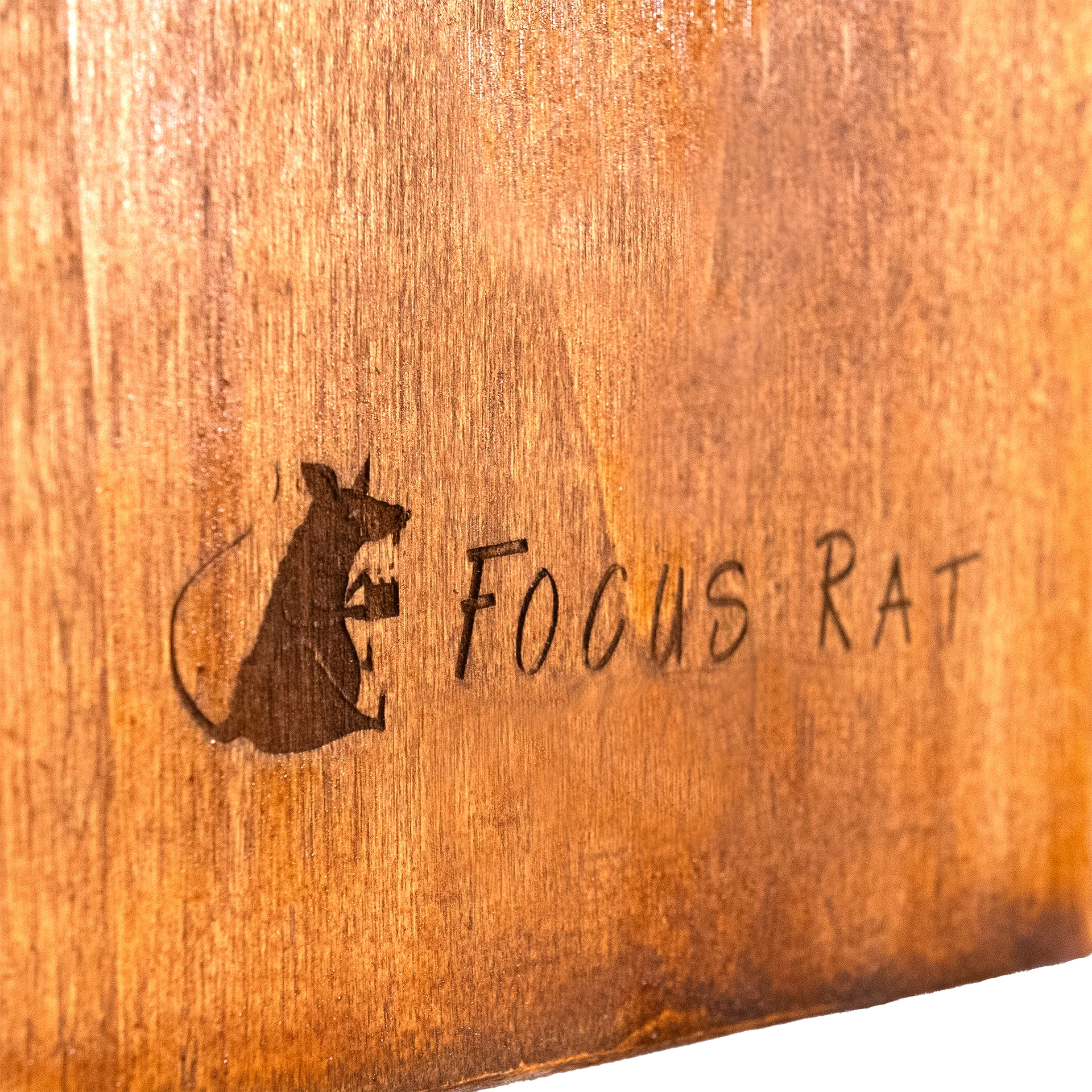 Focus Rat Heavy Duty Half sized Apple Box (handmade & stained) - Image 5