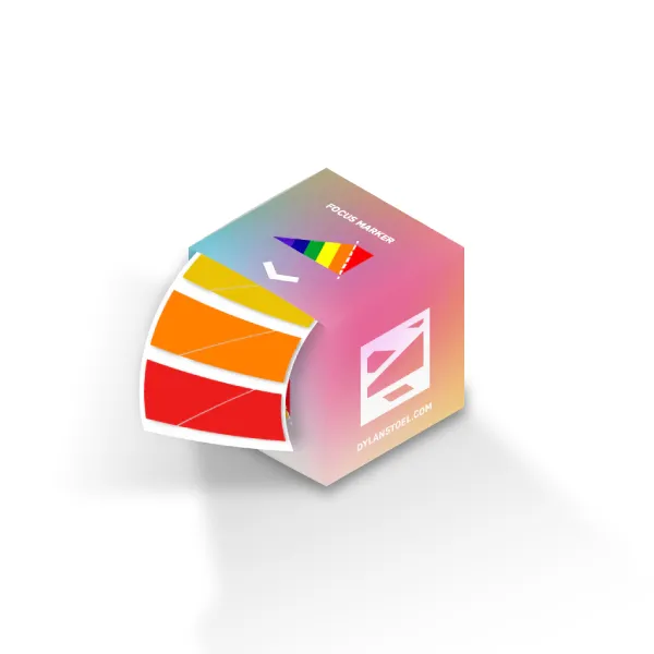 Dylan Stoel Focus Markers 100pcs - Rainbow