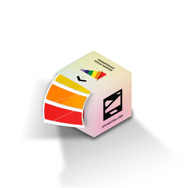 Dylan Stoel Focus Markers 100pcs - Transparent Rainbow