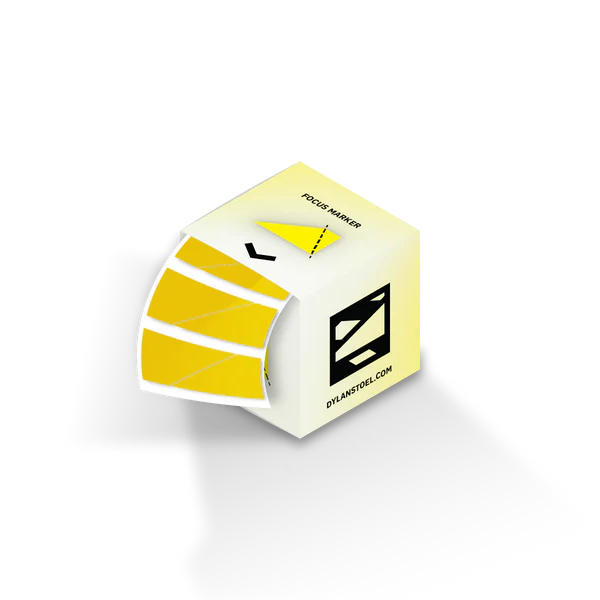 Dylan Stoel Focus Markers 100pcs - Yellow