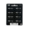 Forty One Thirty ND Filter Tabs 0.3-2.4 with velcro Black/White