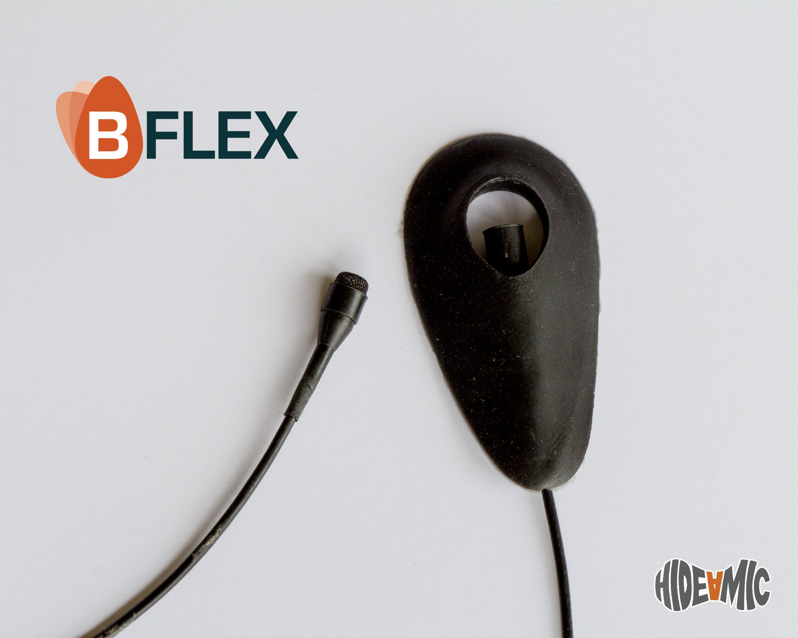 Hide-a-mic B-Flex for Sennheiser MKE2 / DPA - Black