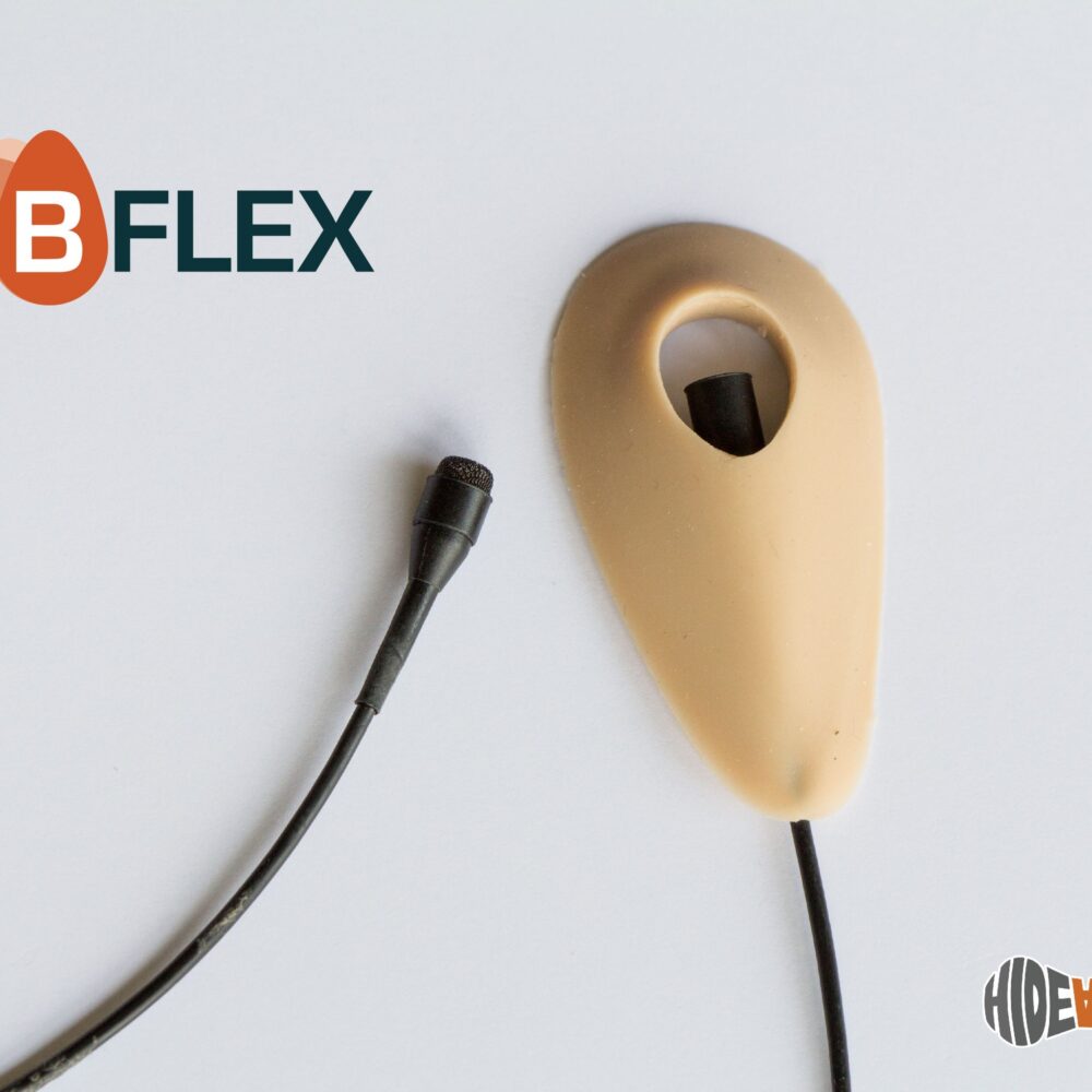 Hide-a-mic B-Flex for Sennheiser MKE2 / DPA - Beige
