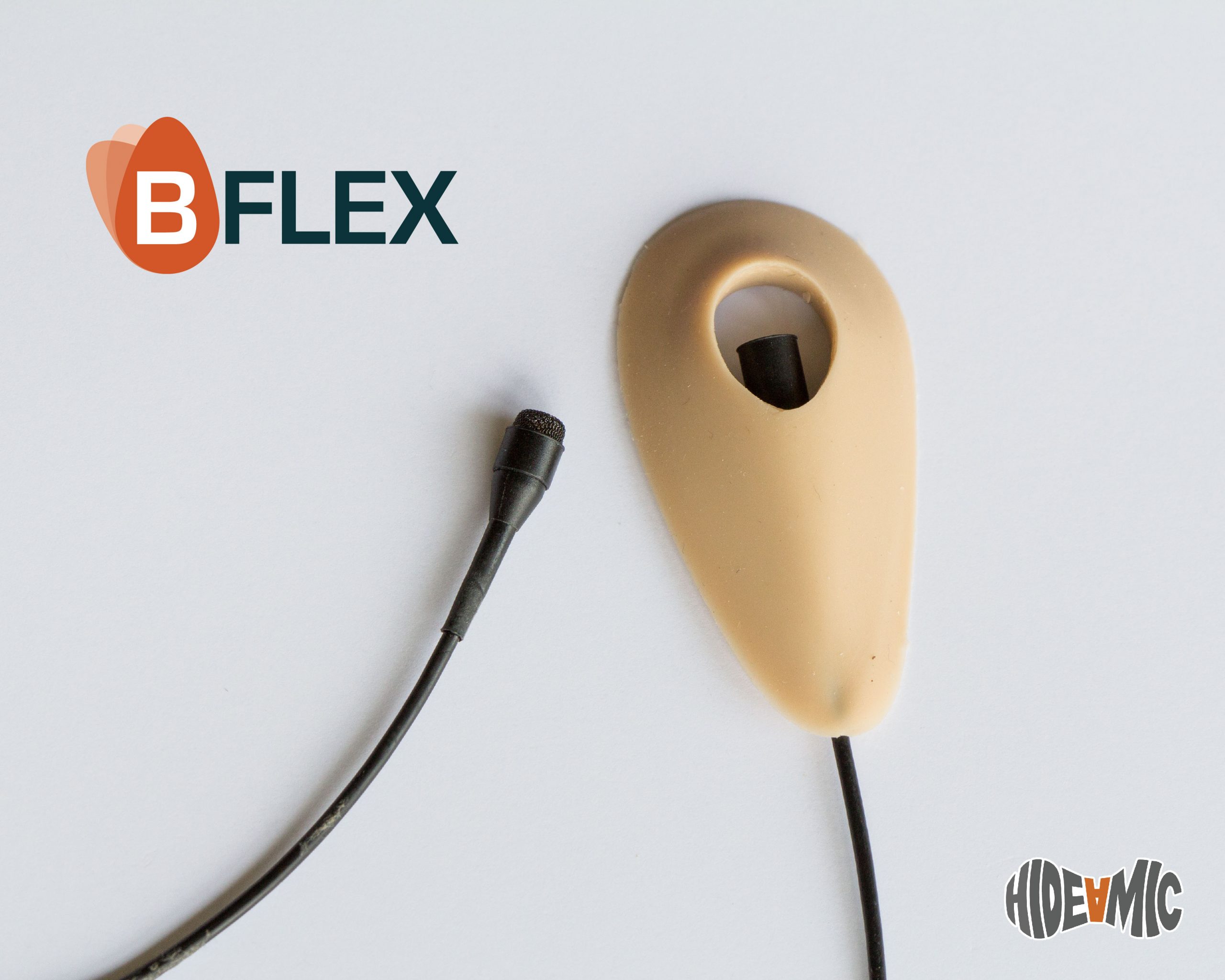 Hide-a-mic B-Flex for Sennheiser MKE2 / DPA - Beige