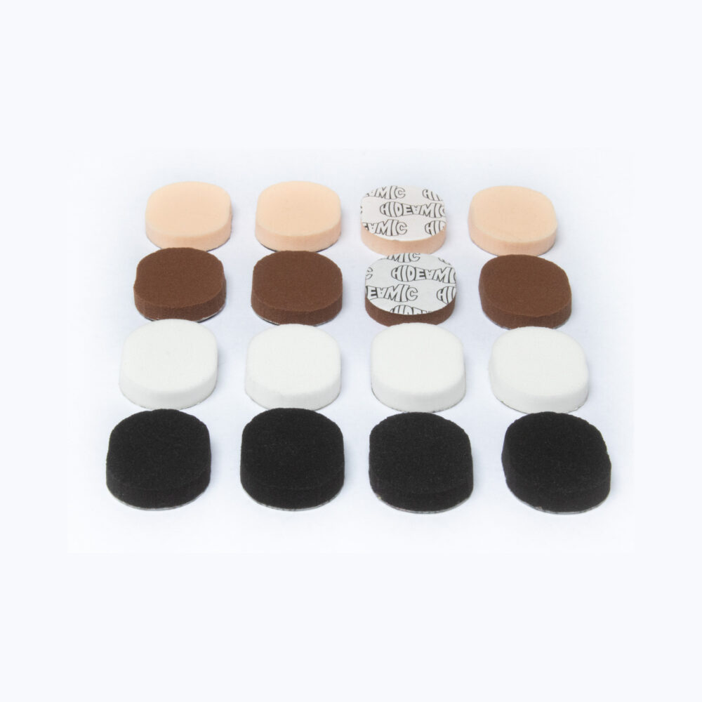 Hide-a-mic Foam-o-pad 16 multipurpose foam pads - 4 Mixed colors