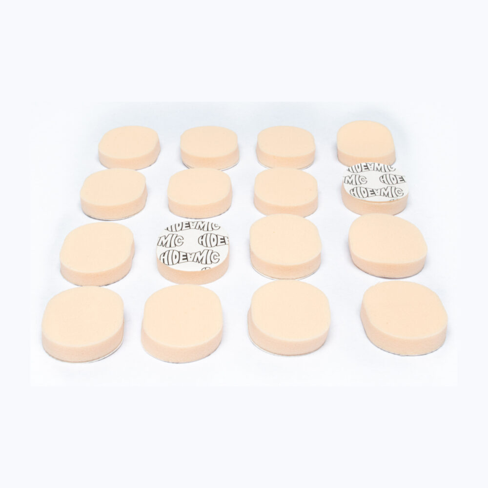 Hide-a-mic Foam-o-pad 16 multipurpose foam pads - Beige