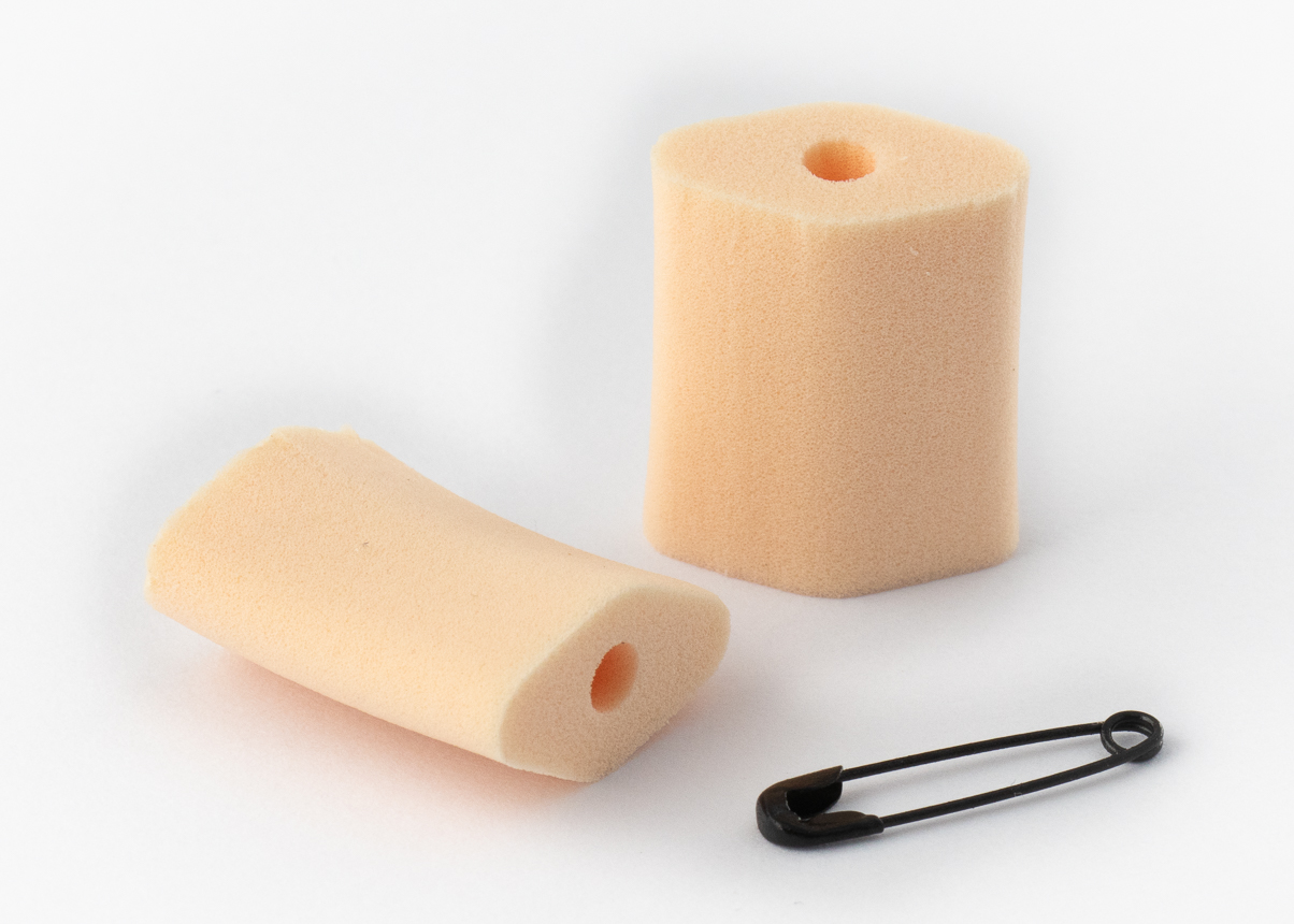 Hide-a-mic Foam-O small universal foam microphone mounts - Beige - Image 2