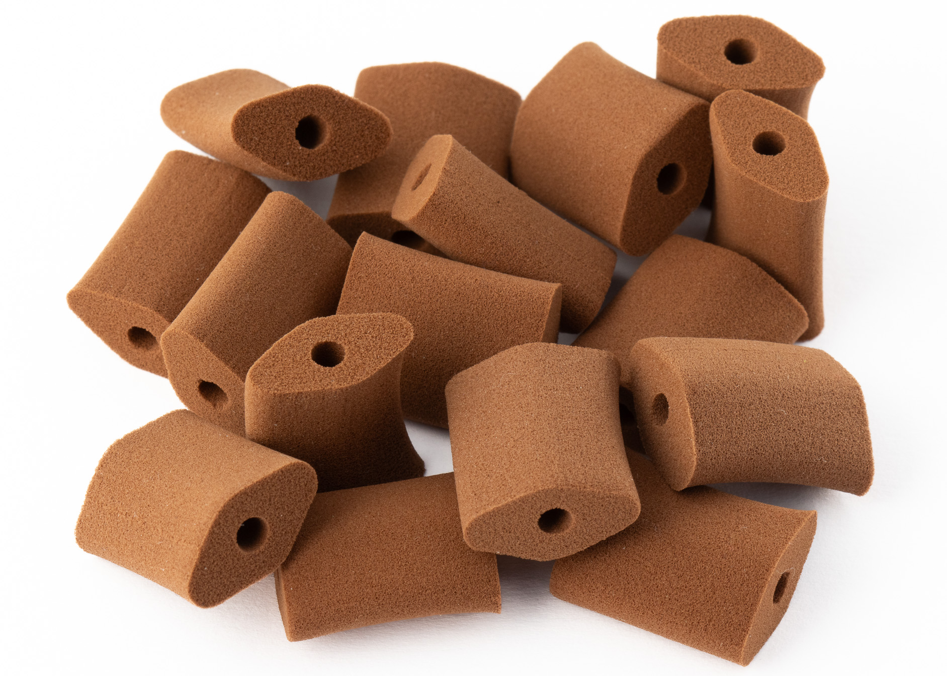 Hide-a-mic Foam-O small universal foam microphone mounts - Brown - Image 3