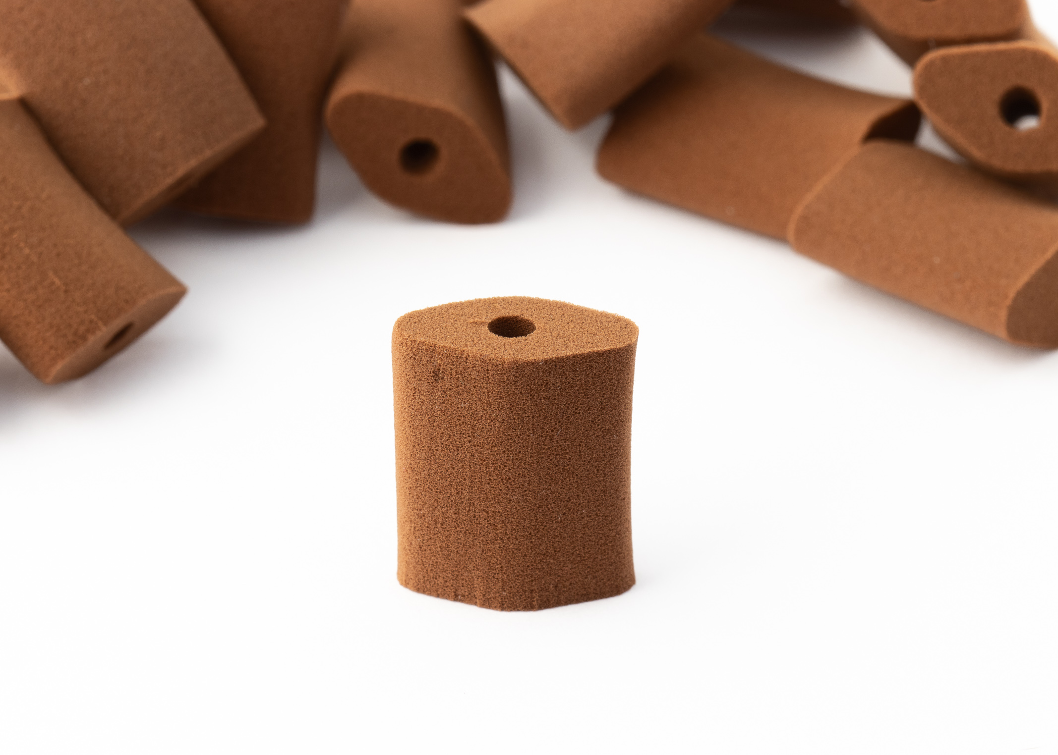 Hide-a-mic Foam-O small universal foam microphone mounts - Brown - Image 4