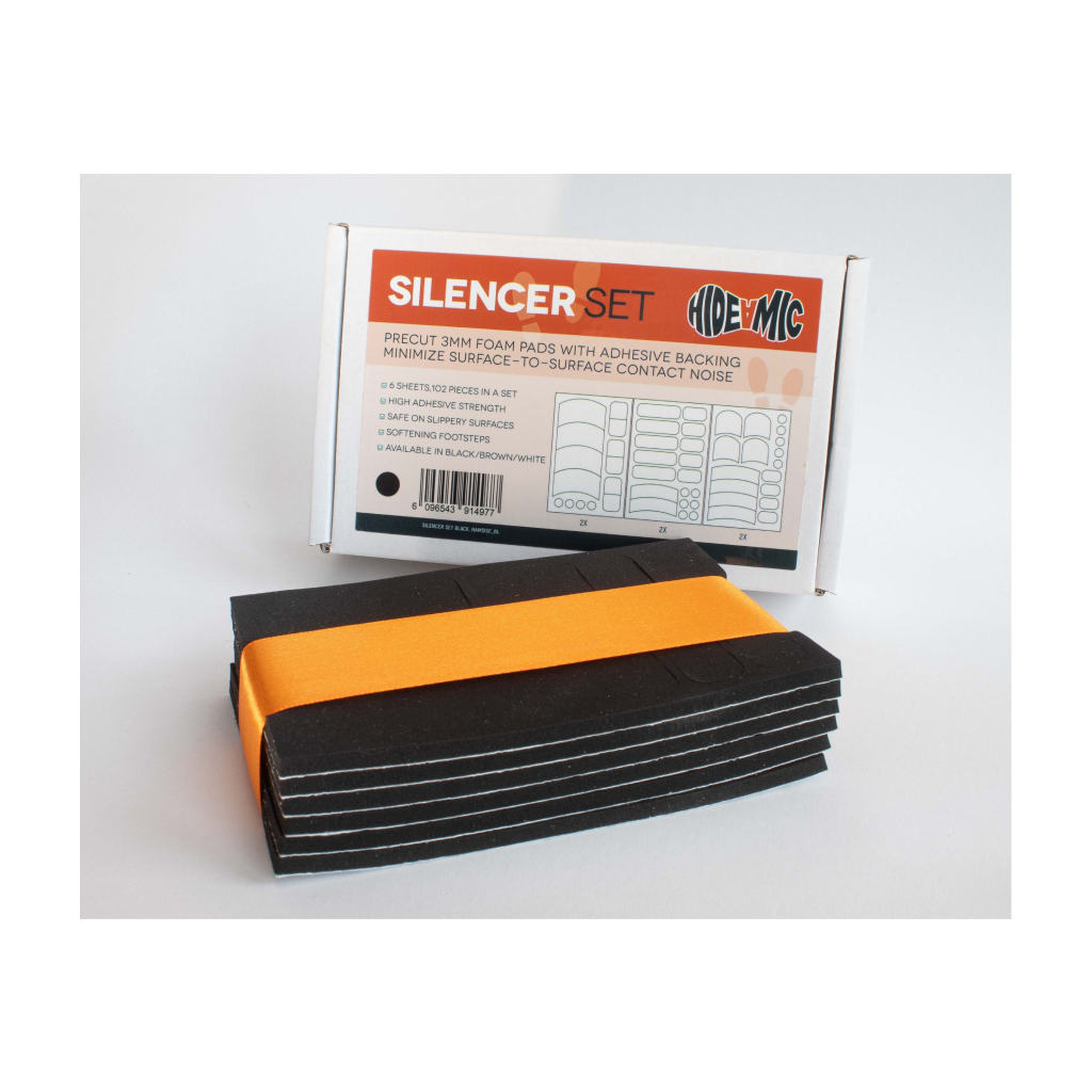 Hide-a-mic Silencer Set - precut foam pads
