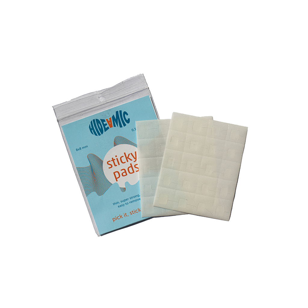 Hide-a-mic Sticky pads - 40 super strong adhesive pads