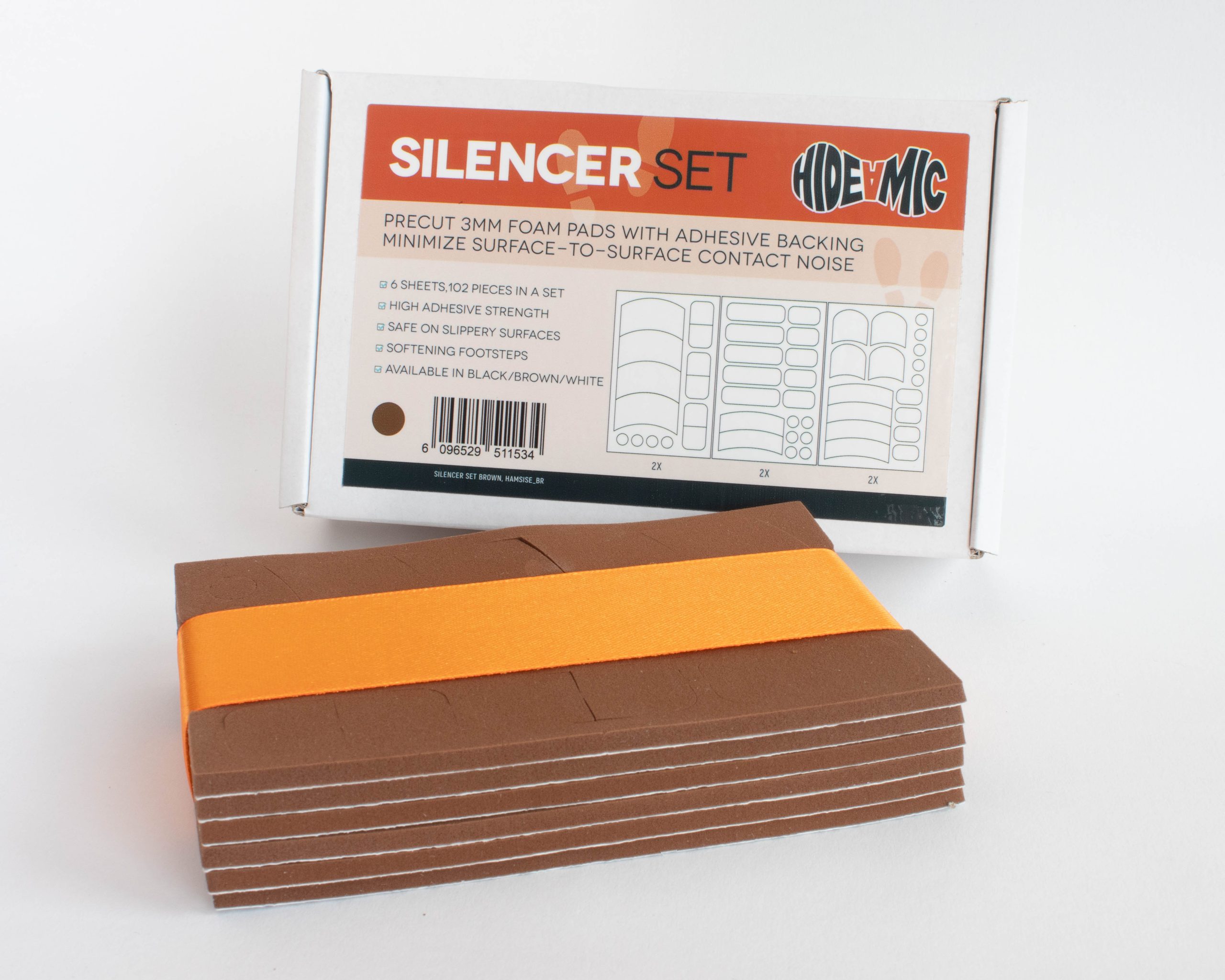 Hide-a-mic Silencer Set - precut foam pads - Image 8