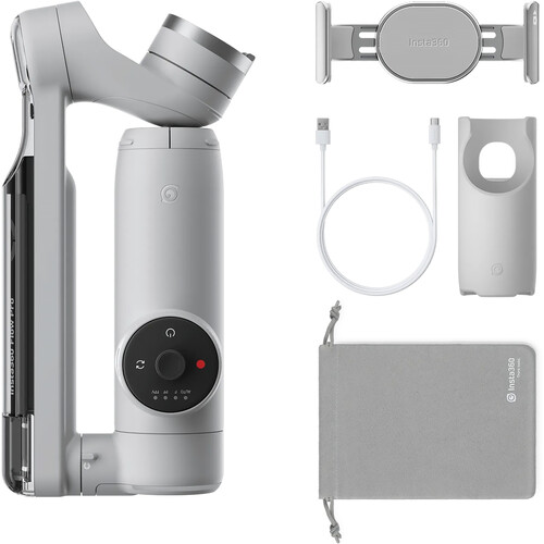 Insta360 Flow Pro Smartphone Gimbal Stabilizer (Standard Bundle, Gray) - immagine 6