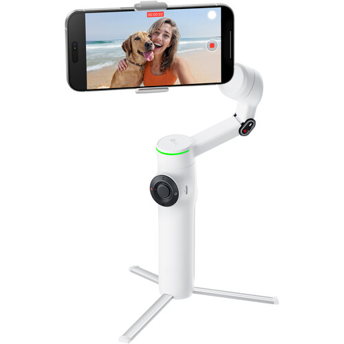 Insta360 Flow 2 Pro Smartphone Gimbal Stabilizer Creator Bundle (Summit White) - Image 7