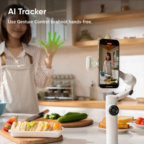Insta360 Flow 2 AI Tracker Bundle (Summit White) - Image 5