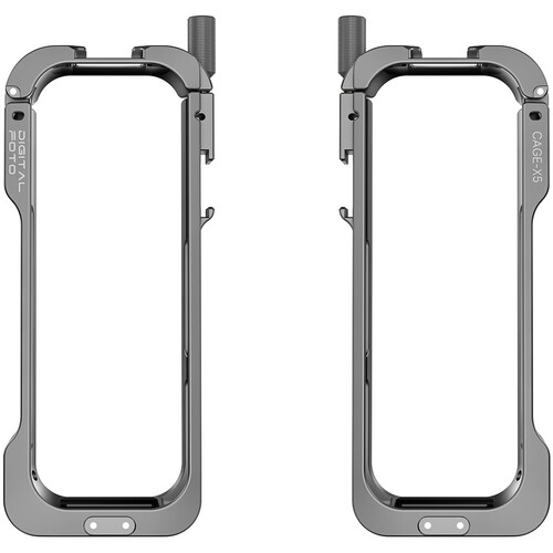 DigitalFoto CAGE-X5 Camera Cage with Cold Shoe and Magnetic Base for Insta360 X5 - immagine 5