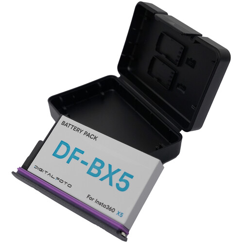 DigitalFoto DF-BX5 2800mAh Rechargeable Battery For Insta360 X5 - immagine 7