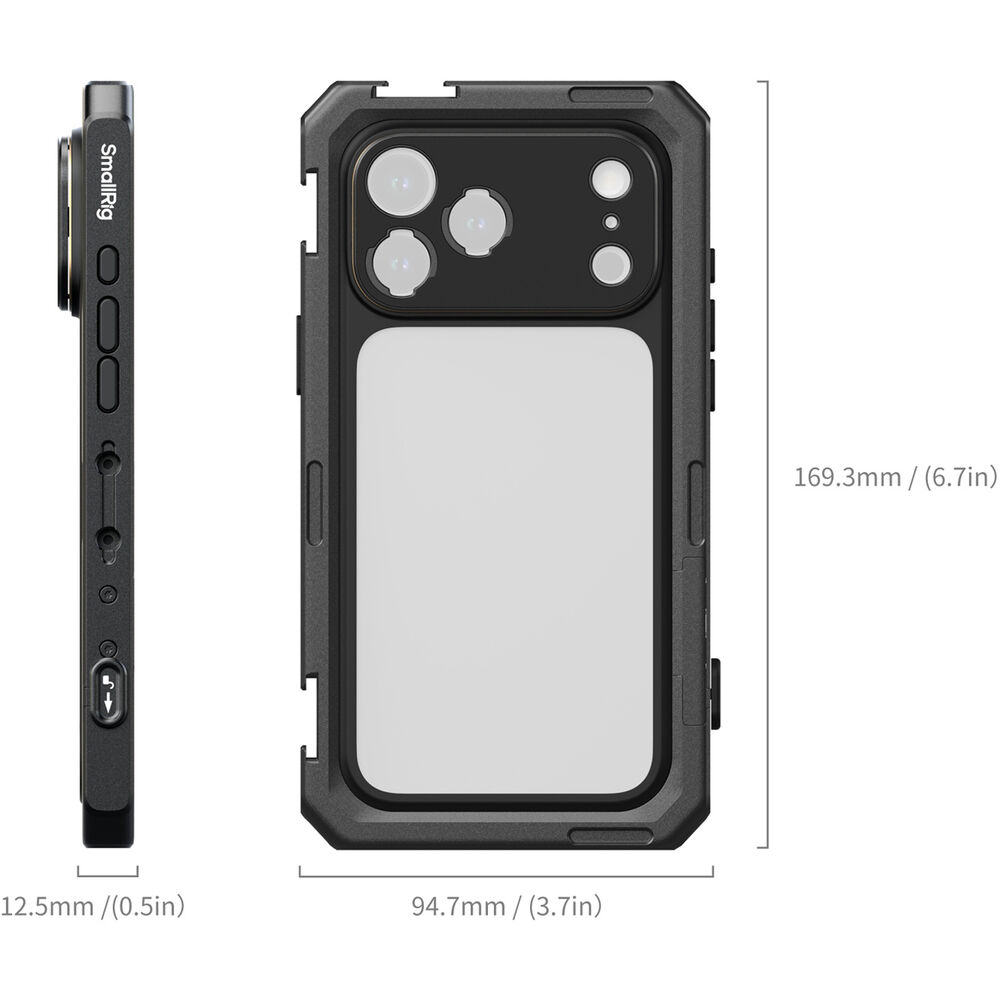 SmallRig Mobile Video Cage for iPhone 17 Pro (Basic Edition) - Image 3
