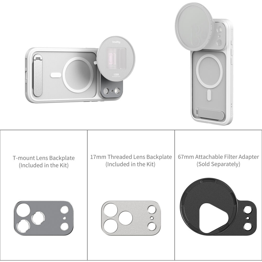 SmallRig FilMov Photography Phone Case for iPhone 17 Pro (White) - Image 4