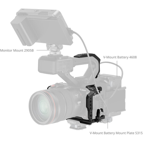 SmallRig Cage Kit for Canon EOS C50 with XLR Handle Extension – Bild 4