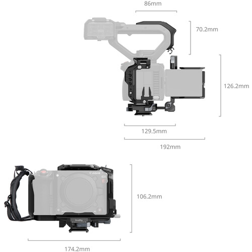 SmallRig 5658 Cage Kit for Canon EOS C50 (Advanced Edition) - Image 2