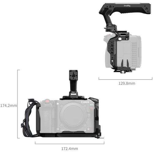 Alternative view of SmallRig Cage Kit for Canon EOS C50 with Top Handle