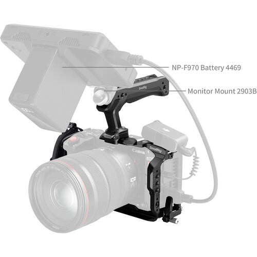 SmallRig Cage Kit for Canon EOS C50 with Top Handle - immagine 3