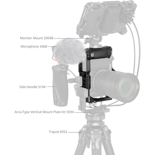 SmallRig 5467 Camera Cage for Nikon ZR - Görsel 7