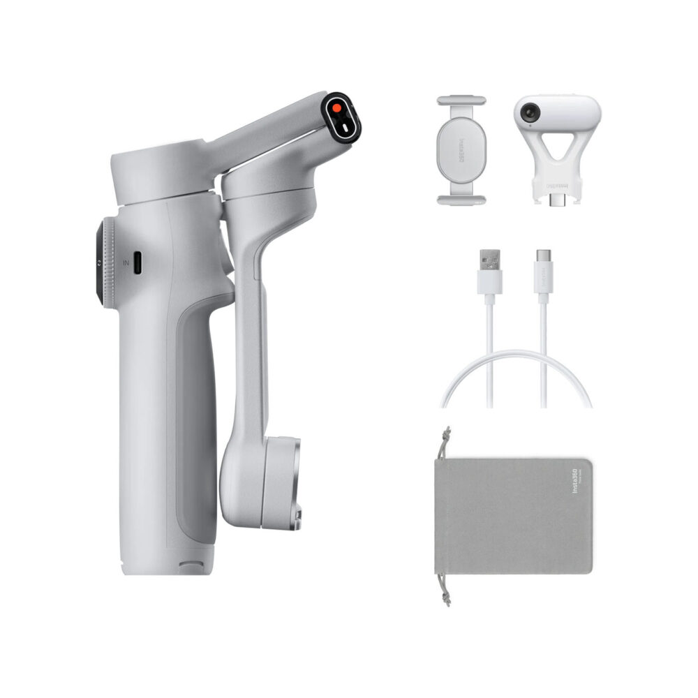 Insta360 Flow 2 AI Tracker Bundle (Stone Gray)