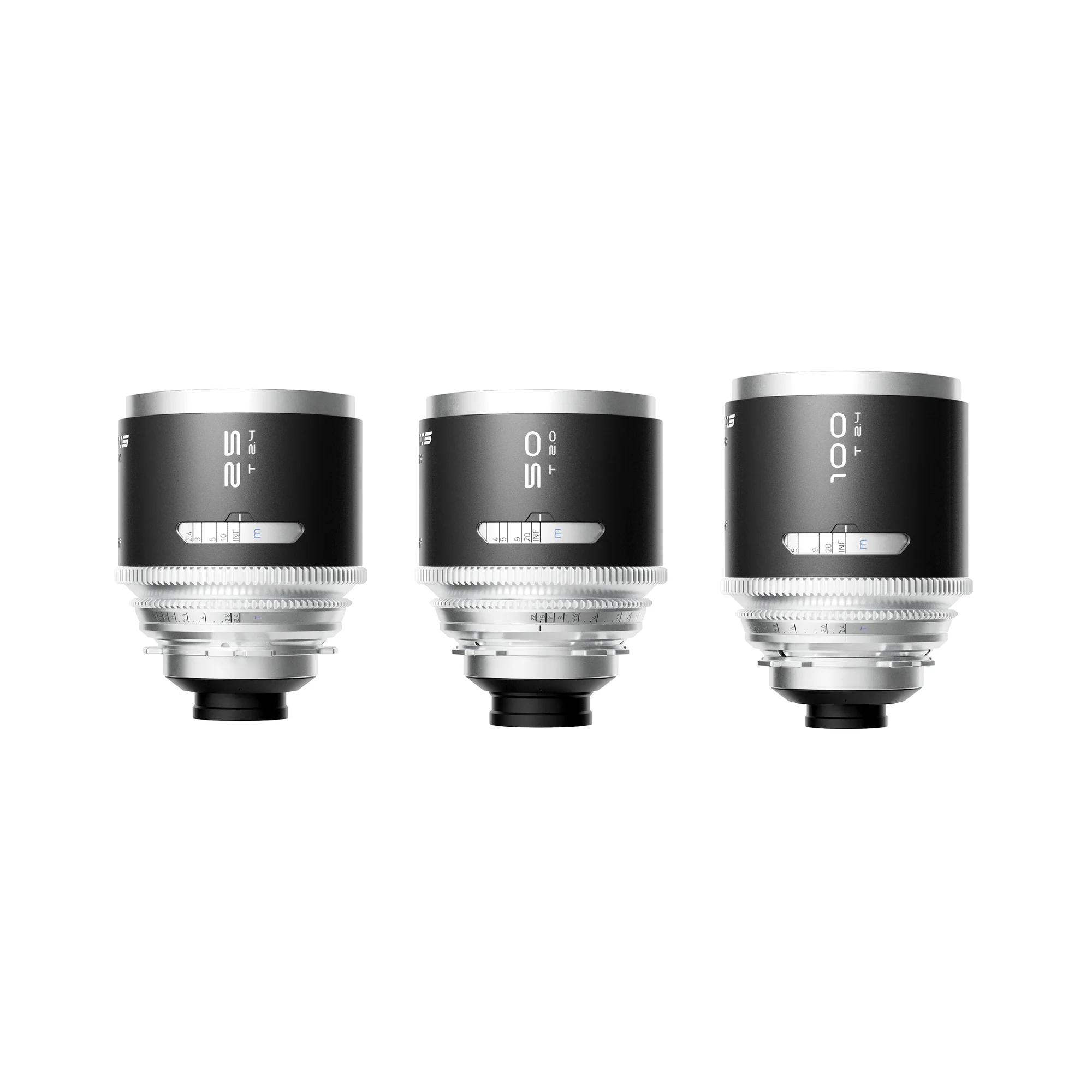 BLAZAR MANTIS 1.33X Full Frame Anamorphic 25/50/100mm 3-lens Set