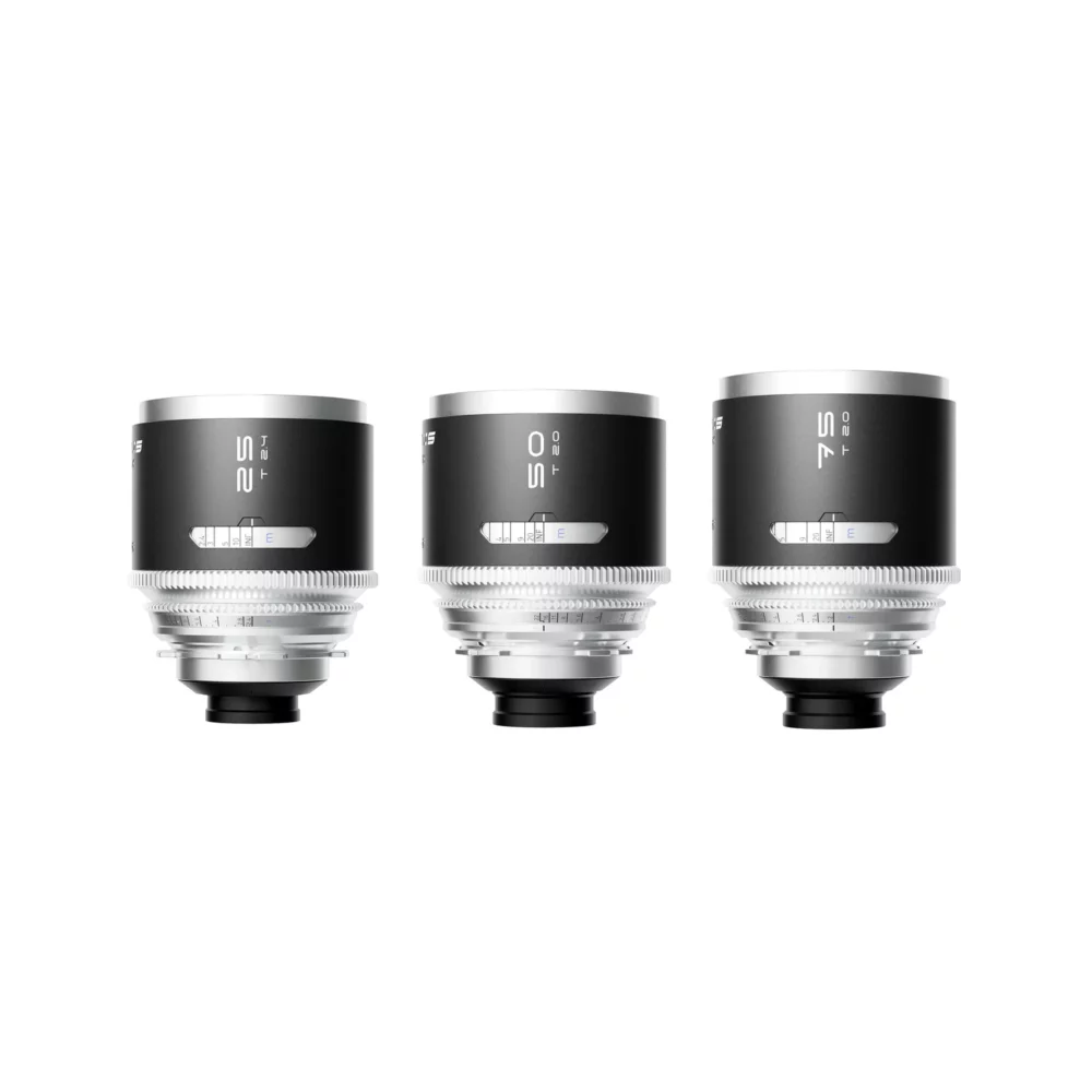 BLAZAR MANTIS 1.33X Full Frame Anamorphic 25/50/75mm 3-lens Set